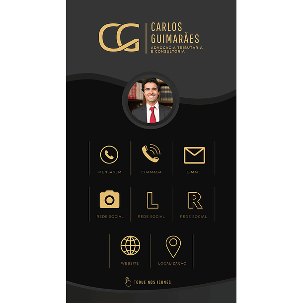 Cartão de Visita Interativo Digital Advigado (a) 