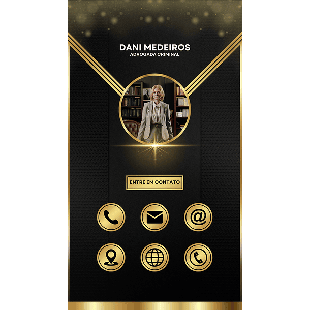 Cartão de Visita Interativo Digital Advigado (a)  