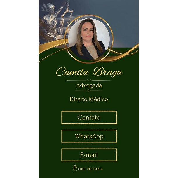 Cartão de Visita Interativo Digital Advigado (a) 