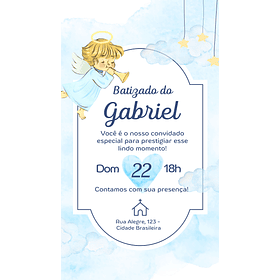 Convite Digital Batizado Eucaristia Virtual Para Whatsapp 04