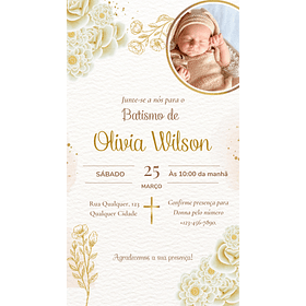 Convite Digital Batizado Eucaristia Virtual Para Whatsapp 12