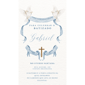 Convite Digital Batizado Eucaristia Virtual Para Whatsapp 015