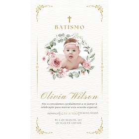 Convite Digital Batizado Eucaristia Virtual Para Whatsapp 040
