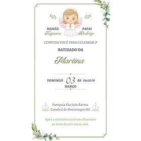 Convite Digital Batizado Eucaristia Virtual Para Whatsapp 024