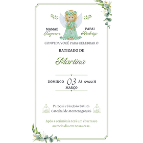 Convite Digital Batizado Eucaristia Virtual Para Whatsapp 022
