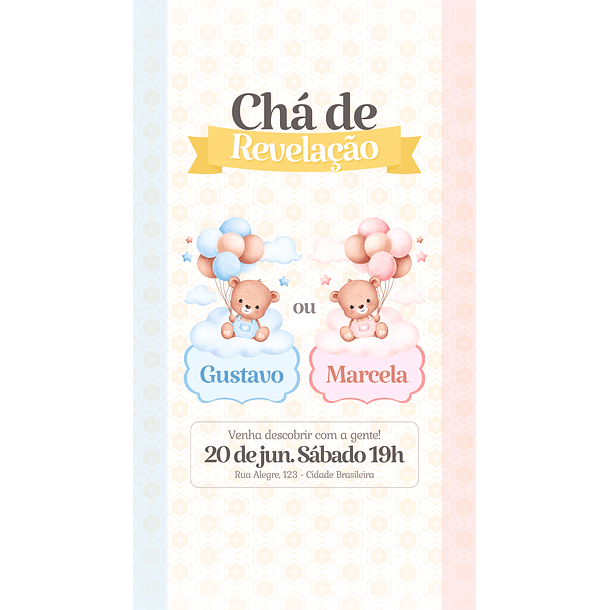 Convites Digitais Chá Revelação 06