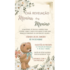 Convites Digitais Chá Revelação 12 2