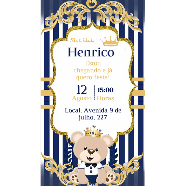 Convites Digitais Chá de bebê 25 1