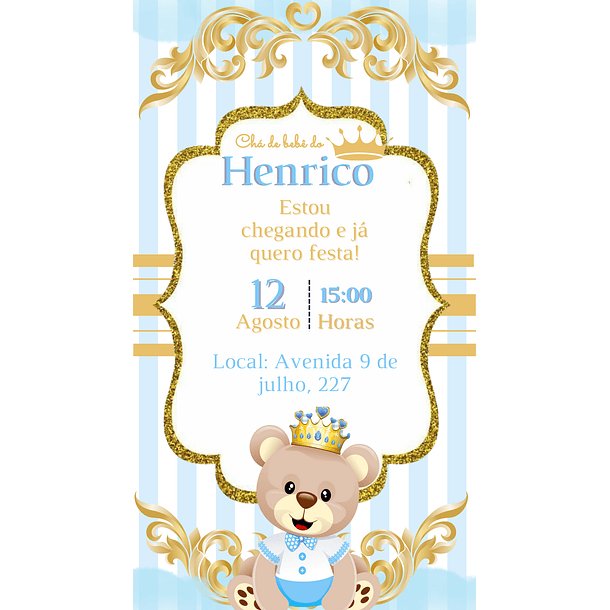 Convites Digitais Chá de bebê 25 2