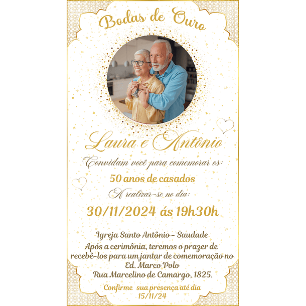  Convite Digital - Bodas de Ouro 01