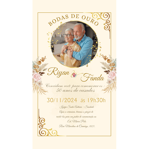  Convite Digital - Bodas de Ouro  06
