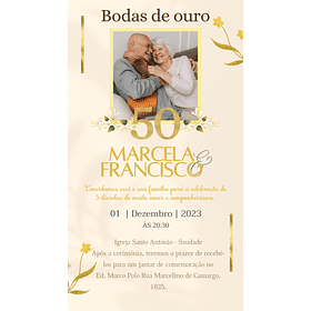 Convite Digital - Bodas de Ouro  10