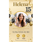 Convite Digital Personalizado e Interativo 15 anos   2