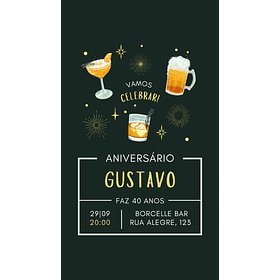 Convite Digital adulto Boteco 04