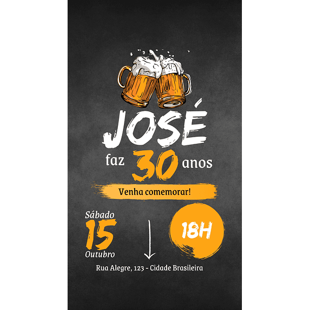 Convite Digital adulto Boteco 05 1
