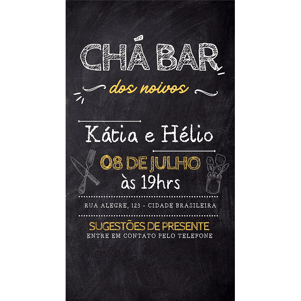 Convite Digital adulto Boteco 07