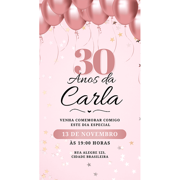 Convite Digital adulto Boteco 13