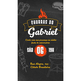 Convite Digital adulto Boteco 19