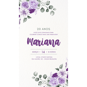 Convite Digital adulto 21