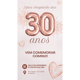 Convite Digital adulto 29