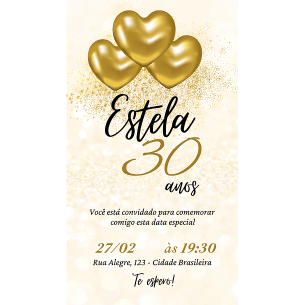 Convite Digital adulto 32