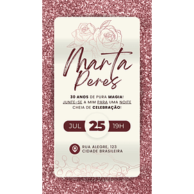 Convite Digital adulto 39