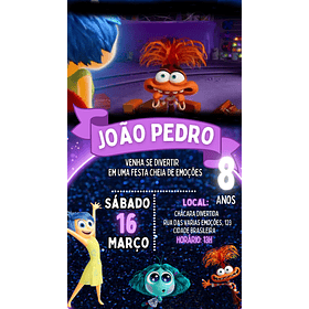  Convite Digital com Vídeo -  divertidamente