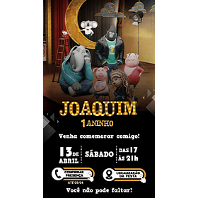 Convite Digital Interativo Sing 01