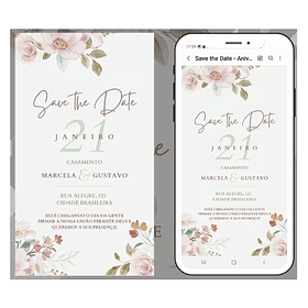 Save The Date De Casamento 