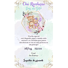 Convites Digitais Chá Revelação 12 8