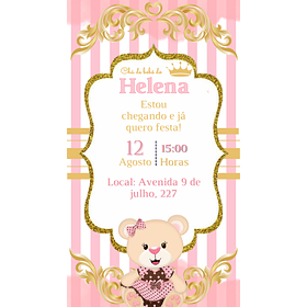 Convites Digitais Chá Revelação 20