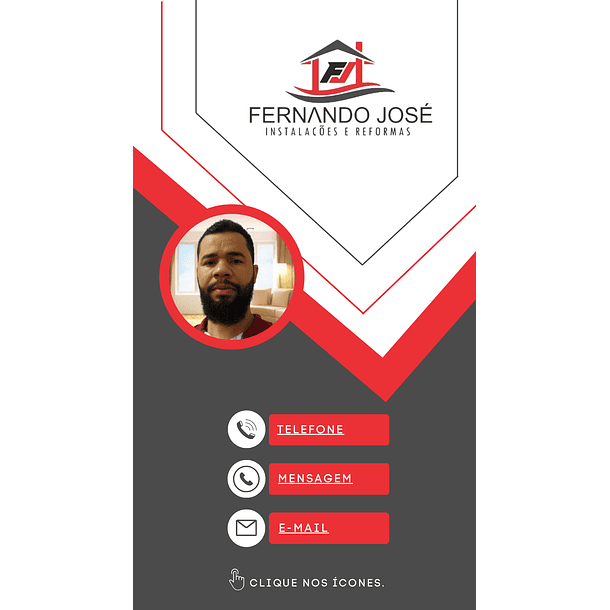 Cartão de Visita Interativo Digital Serviços