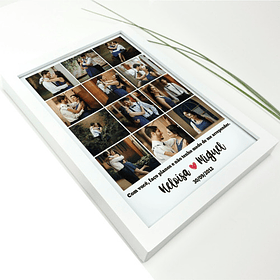 Arte Quadro Presente Ano De Namoro Casamento Data Mosaico 2