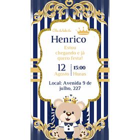 Convites Digitais Chá Revelação 25