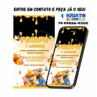  Convite Digital Vídeo Animado Ursinho Pooh 1