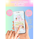 Convite Interativo O Circo Menina Ou Menino   Rosa-claro 3