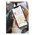 Convite Interativo O Circo Menina Ou Menino   Rosa-claro 4