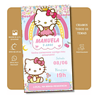 Convite Digital Hello Kitty 3