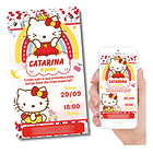 Convite Digital Hello Kitty 4
