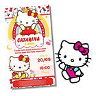Convite Digital Hello Kitty 6