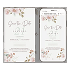 Save The Date De Casamen Com Ou Sem Botões Interativos. 2