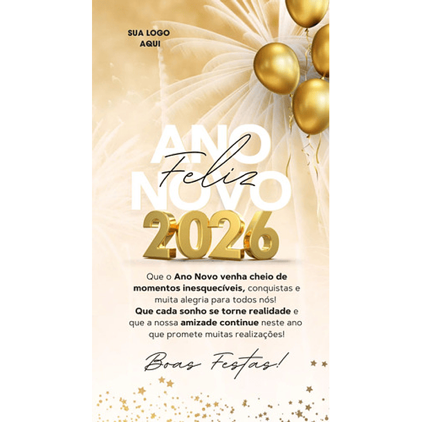 Cartão De Natal Personalizado Digital Com Logo E Rede Social 3