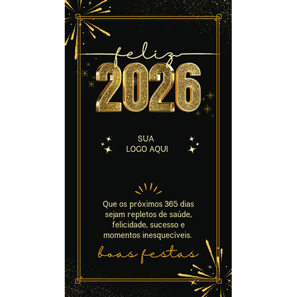 Cartão De Natal Personalizado Digital Com Logo E Rede Social 4