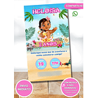 Convite Moana Baby Gifs S E Música  Moana Baby 3