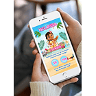 Convite Moana Baby Gifs S E Música  Moana Baby 4