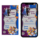 Convite Virtual Aniversário Infantil Duplo Irmãos 70 1