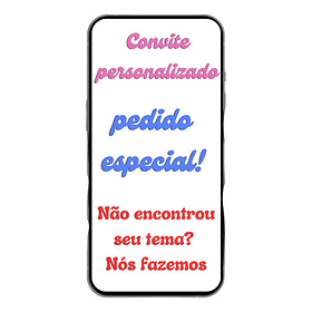 Convite Aniversario   Digital Whatsapp