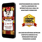 Convite Digital Animado Minnie Vermelha  Para Whatsapp 6