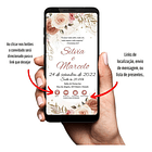 Convite Casamento Terracota  Interativo Whatsapp 4