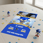 Convite Digital Animado Sonic   Azul 1